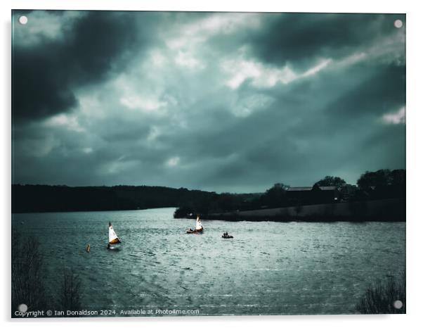 Sailing Days Acrylic by Ian Donaldson
