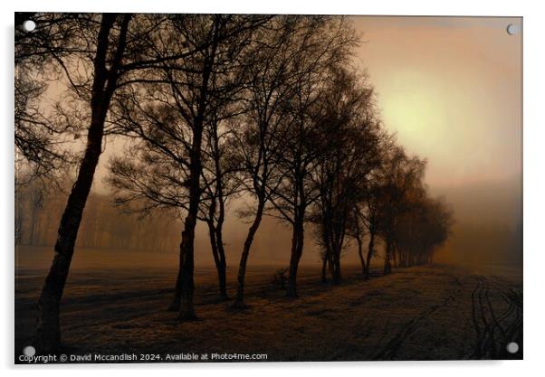 Fog Approaching - 2 Acrylic by David Mccandlish