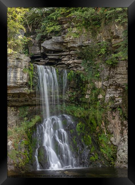 Ingleton Waterfall Trail Framed Print by Donna Smith