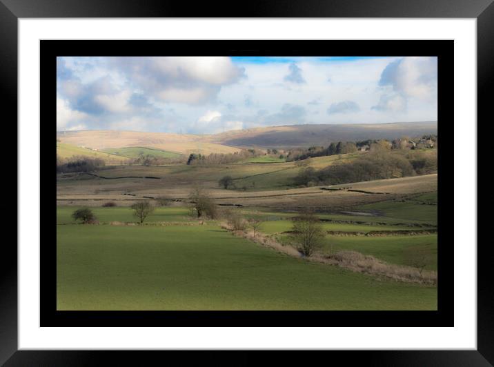 Lancaster Landscape Framed Mounted Print by Glen Allen