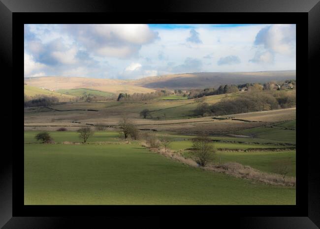 Lancaster Landscape Framed Print by Glen Allen