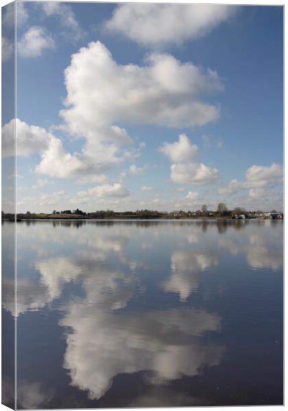Reflections at Hollingworth  Canvas Print by Glen Allen