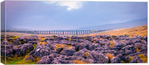 Ribblehead Viaduct Yorkshire Dales Canvas Print by Tim Hill