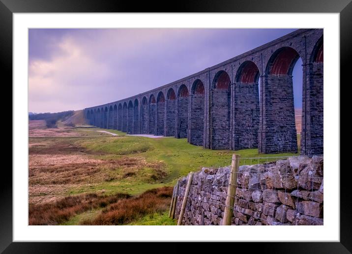 Ribblehead Viaduct Yorkshire Dales  Framed Mounted Print by Tim Hill