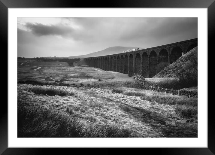 Ribblehead Viaduct Yorkshire Dales  Framed Mounted Print by Tim Hill