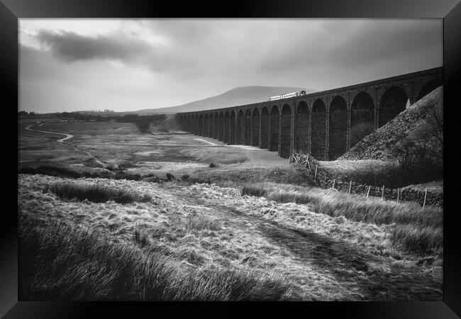 Ribblehead Viaduct Yorkshire Dales  Framed Print by Tim Hill