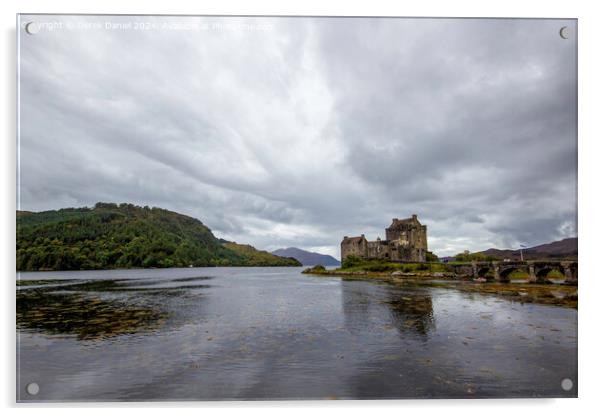 Eilean Donan Castle, Dornie, Scotland Acrylic by Derek Daniel