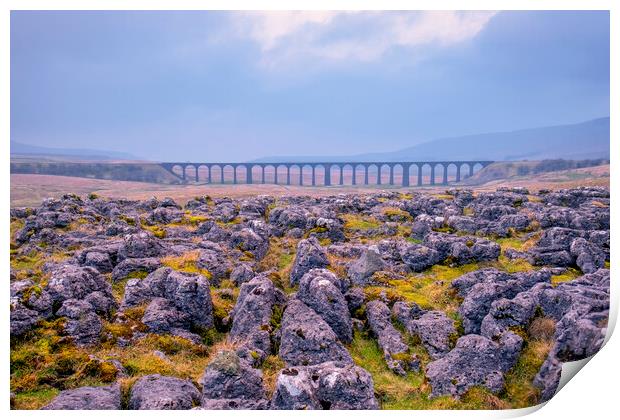 Ribblehead Viaduct Yorkshire Dales Print by Tim Hill
