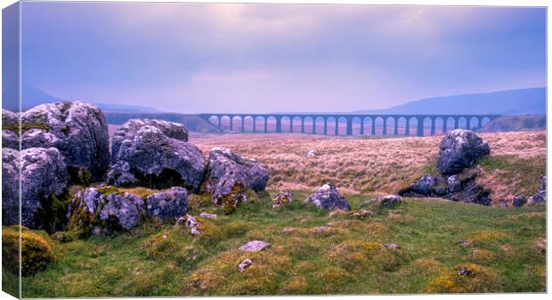 Ribblehead Viaduct Landscape Canvas Print by Tim Hill