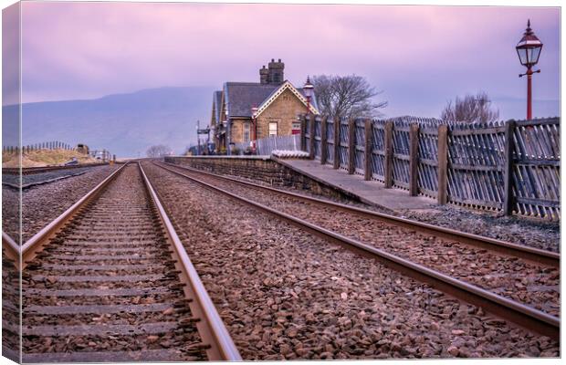 Ribblehead Station Canvas Print by Tim Hill