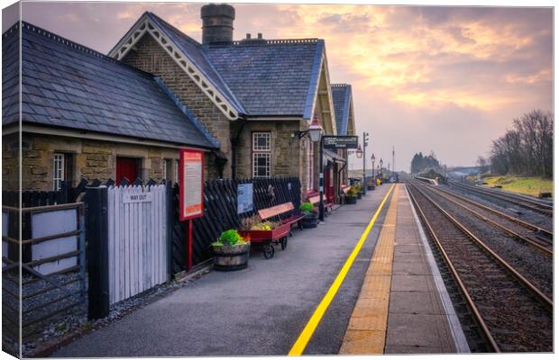 Ribblehead Station Canvas Print by Tim Hill