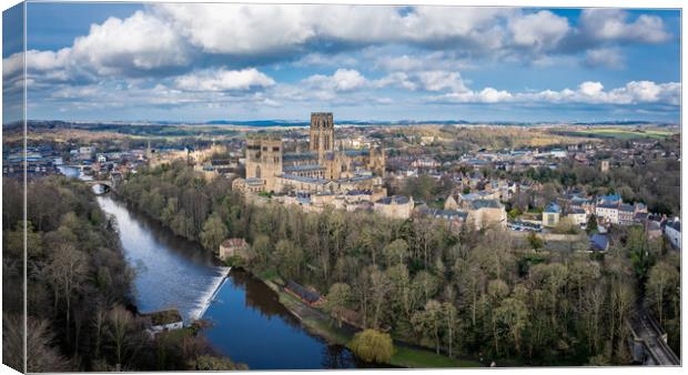 Durham Cathedral Canvas Print by Apollo Aerial Photography