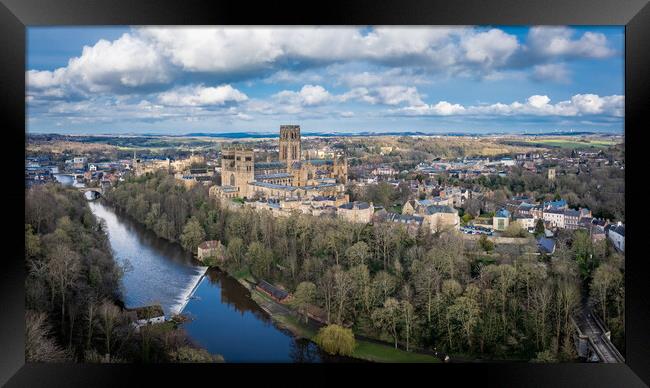 Durham Cathedral Framed Print by Apollo Aerial Photography