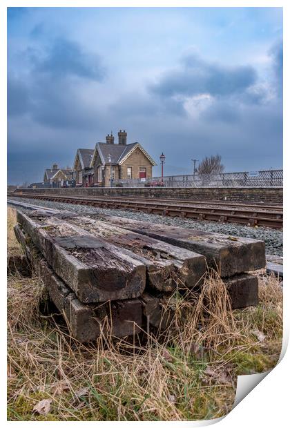 Ribblehead Station Print by Steve Smith