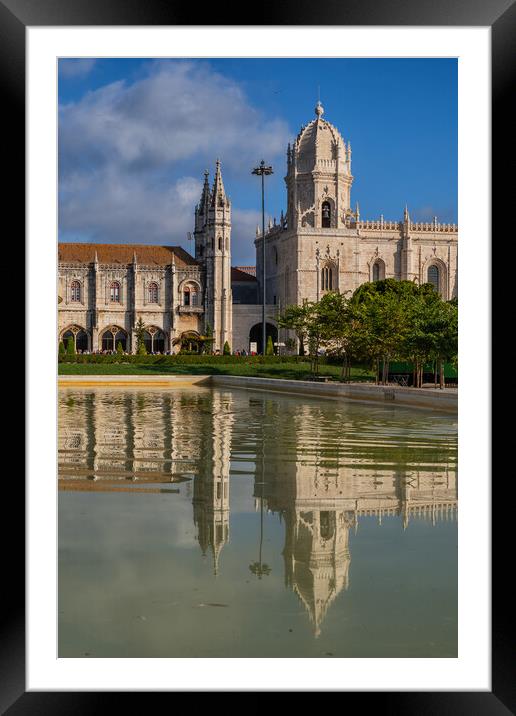 Jeronimos Monastery And Church In Lisbon Framed Mounted Print by Artur Bogacki