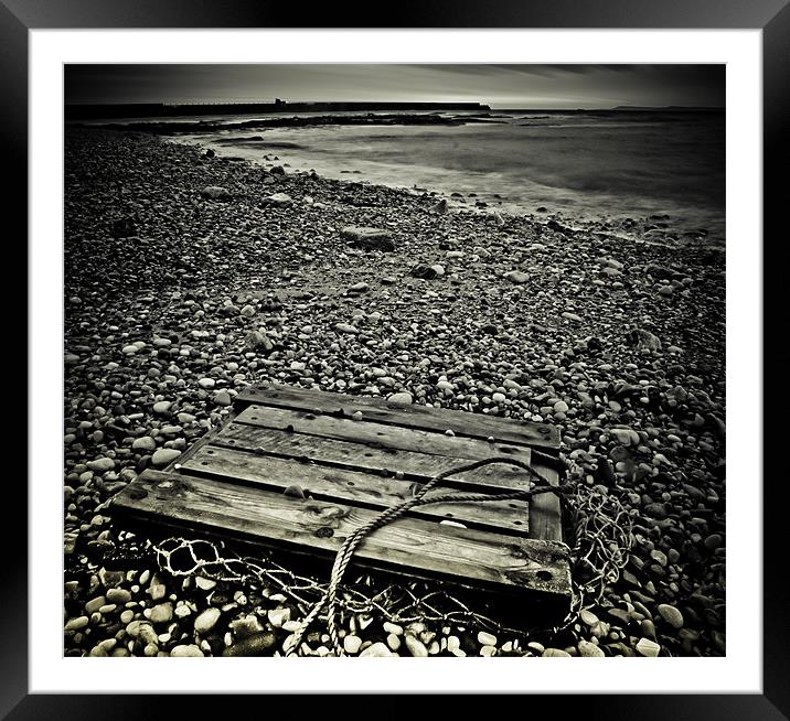 Washed Up Framed Mounted Print by Tom Whitfield