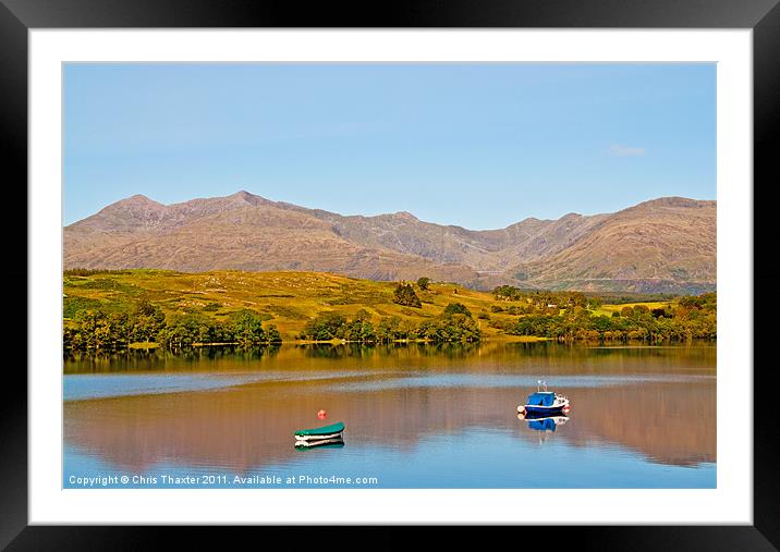 Loch Awe Framed Mounted Print by Chris Thaxter