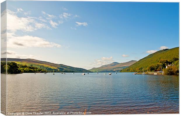 Loch Tay from Kenmore Canvas Print by Chris Thaxter