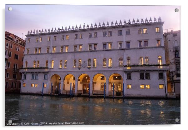 Fondaco dei Tedeschi, Venice Acrylic by Colin Green