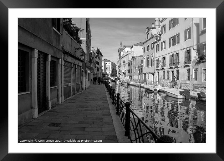 Rio Marin, Venice Framed Mounted Print by Colin Green