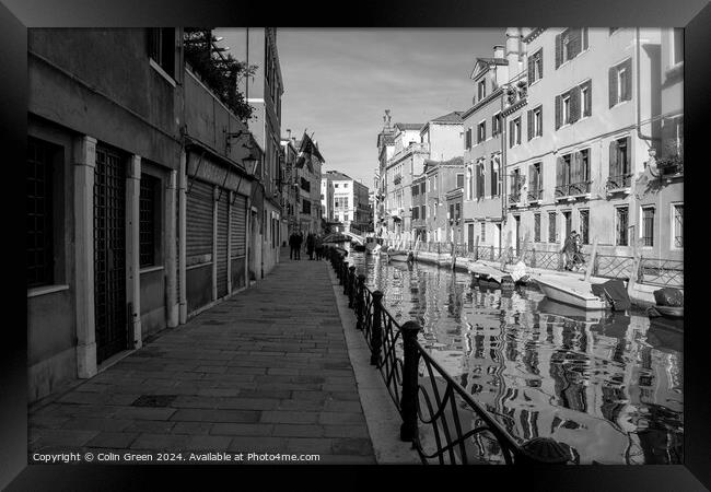 Rio Marin, Venice Framed Print by Colin Green