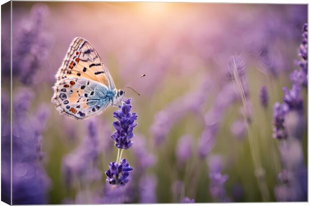 Pretty Butterfly Canvas Print by Picture Wizard