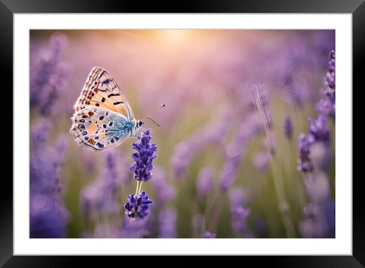Pretty Butterfly Framed Mounted Print by Picture Wizard