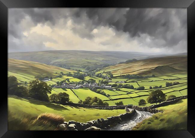 Yorkshire Dales Framed Print by Picture Wizard