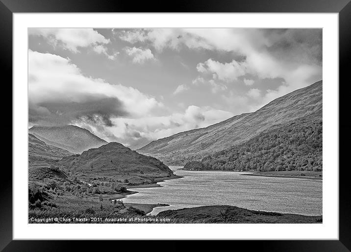 Loch Levan Framed Mounted Print by Chris Thaxter