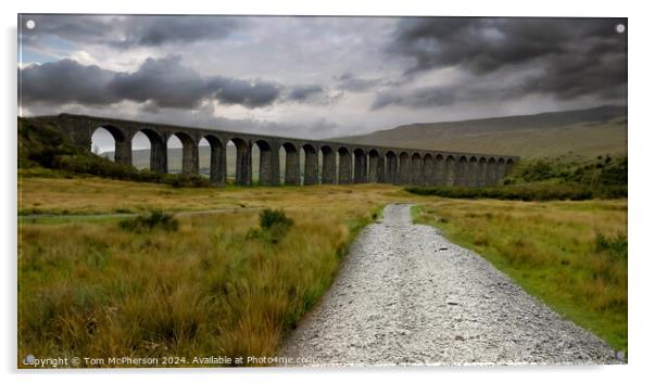 The Ribblehead Viaduct  Acrylic by Tom McPherson