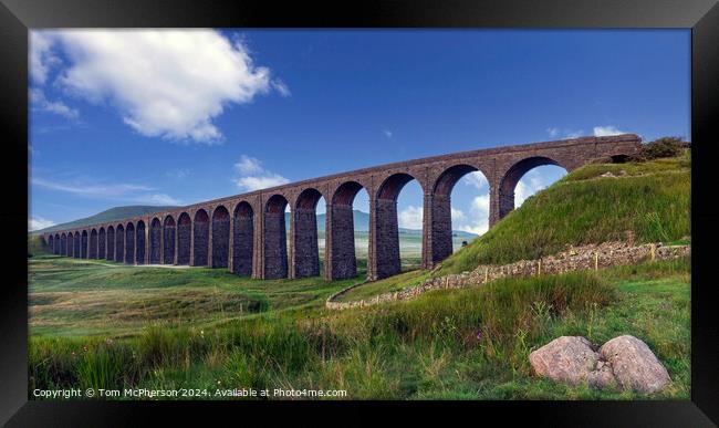 The Ribblehead Viaduct  Framed Print by Tom McPherson