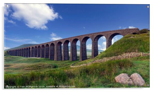 The Ribblehead Viaduct  Acrylic by Tom McPherson