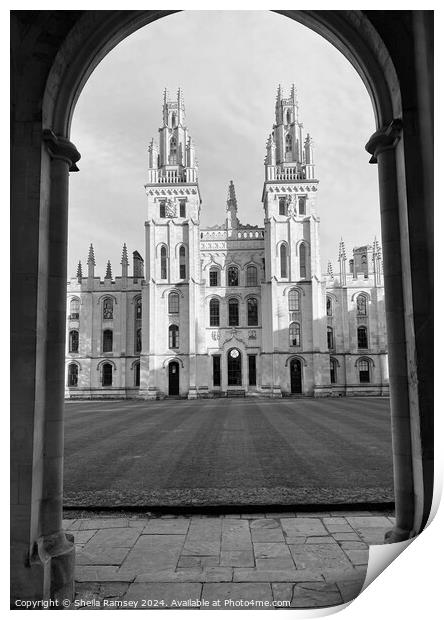 Oxford University Print by Sheila Ramsey