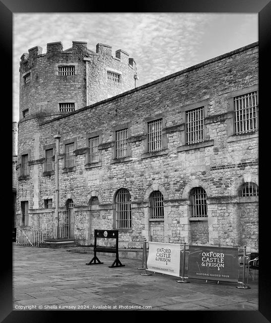 Oxford Castle and Prison Framed Print by Sheila Ramsey