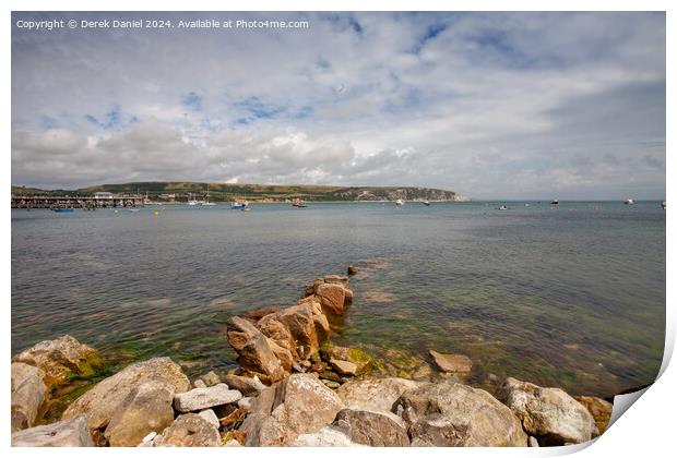 Majestic View of the Jurassic Coast Print by Derek Daniel