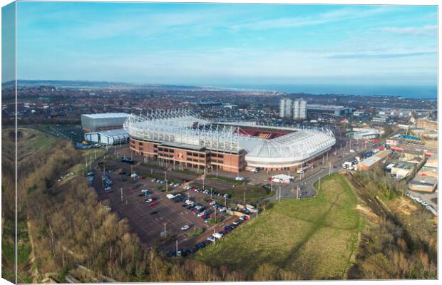 Stadium of Light Canvas Print by Apollo Aerial Photography
