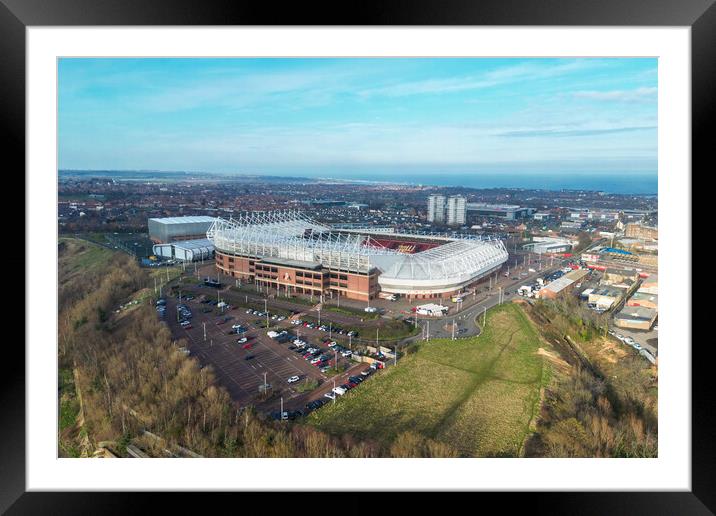 Stadium of Light Framed Mounted Print by Apollo Aerial Photography