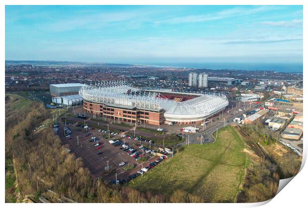 Stadium of Light Print by Apollo Aerial Photography