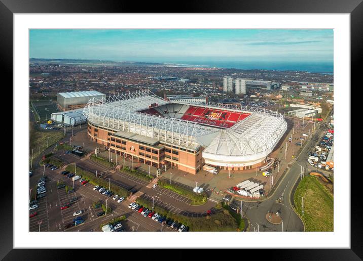 Stadium of Light Framed Mounted Print by Apollo Aerial Photography