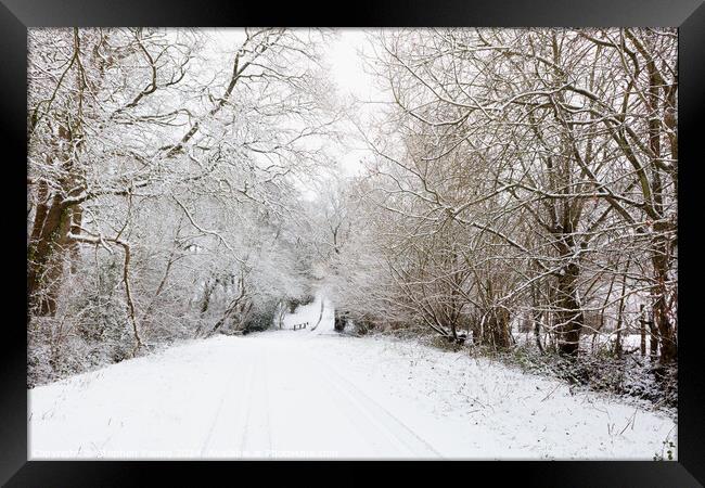 Countryside Winter Framed Print by Stephen Young