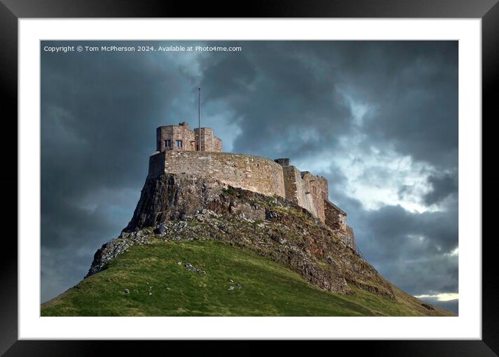Lindisfarne Castle Framed Mounted Print by Tom McPherson