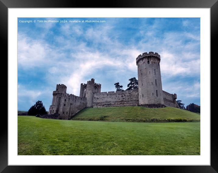 Warwick Castle  Framed Mounted Print by Tom McPherson