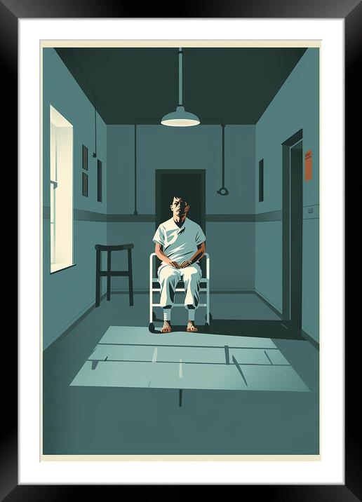 One Flew Over The Cuckoos Nest Poster Framed Mounted Print by Steve Smith