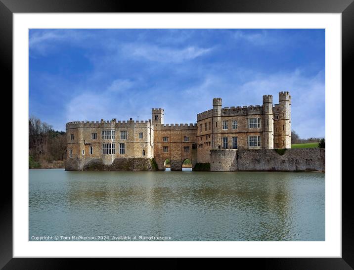 Leeds Castle Framed Mounted Print by Tom McPherson