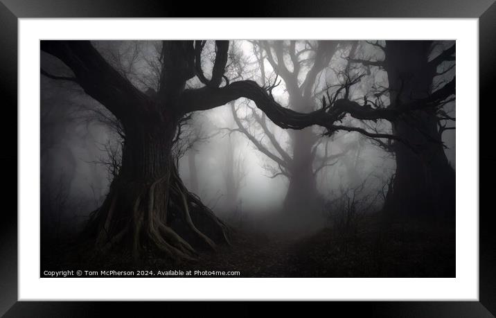 The Old Woods Framed Mounted Print by Tom McPherson