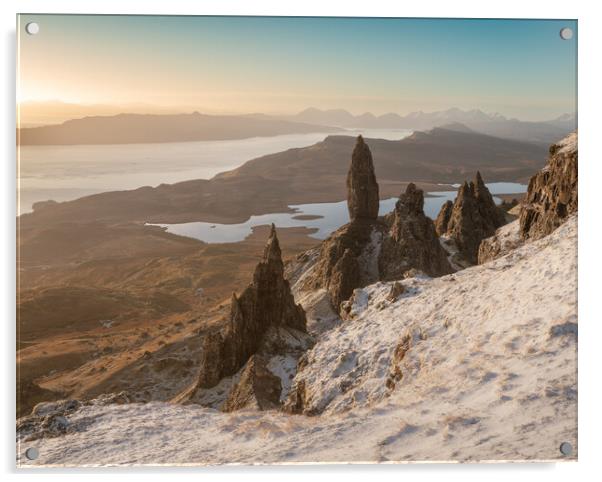 Old man of Storr Acrylic by Kevin Winter