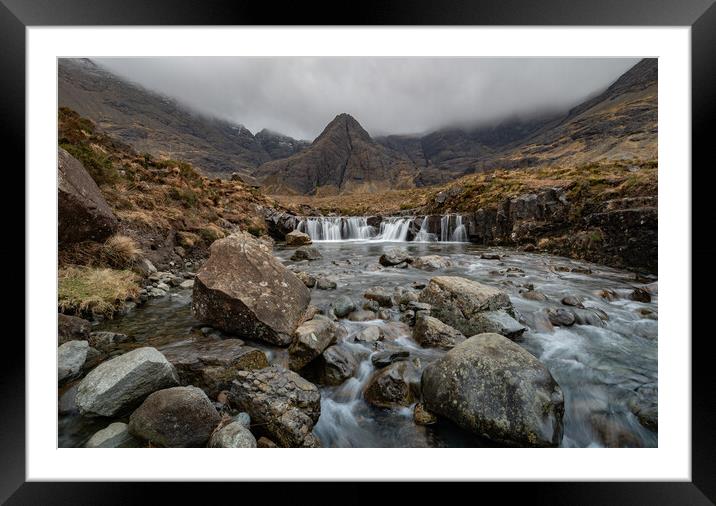 Fairy Pools Framed Mounted Print by Kevin Winter