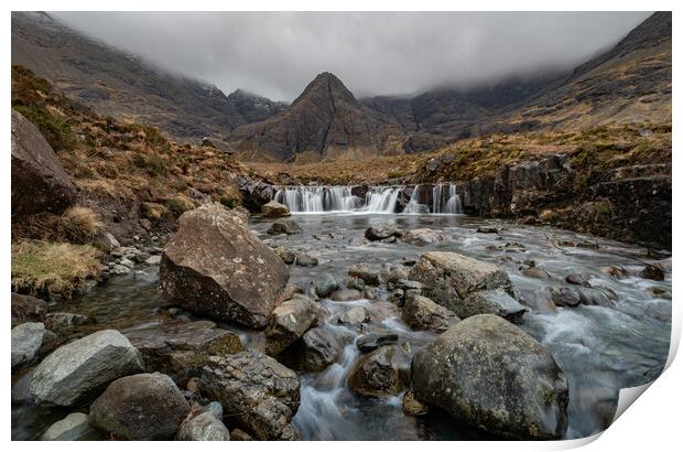 Fairy Pools Print by Kevin Winter