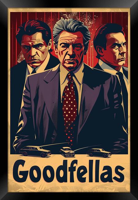 Goodfellas Poster Framed Print by Steve Smith