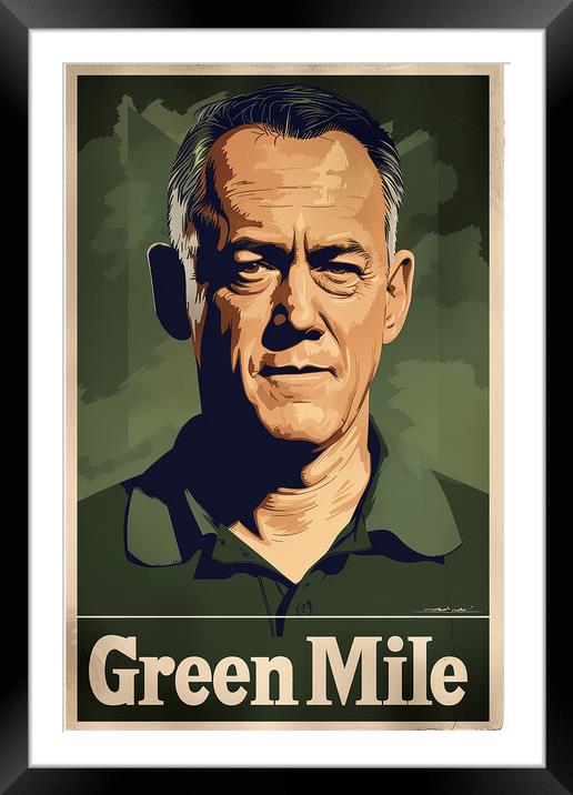 The Green Mile Poster Framed Mounted Print by Steve Smith